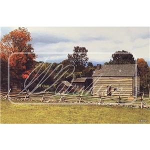 Bucolic Farm & Field Mini Back Drop (8.5" x 5.5" / 21.6 x 14cm)