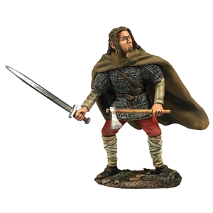 Viking Attacking with Sword and Axe (Brandr)