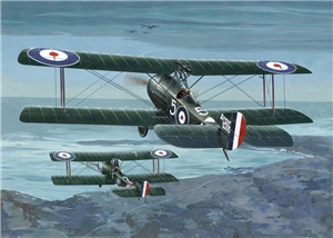 British Sopwith 1½ Strutter WWI Comic Fighter, 1917/18