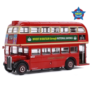 Cravens RT1460 London Transport Red & Cream, Route 15 Aldgate LT Stn