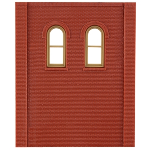 Two-Storey Two Upper Arched Window Wall (x4)