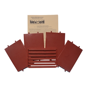 DPM30111 Two-Storey Blank Wall (x4)