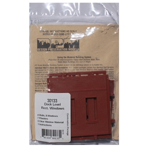 DPM30133 Dock Level Rectangular Window Wall (x4)