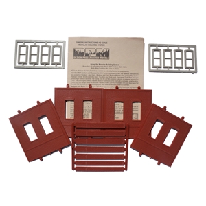 DPM30133 Dock Level Rectangular Window Wall (x4)
