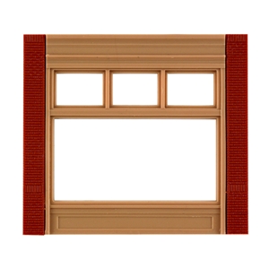 Street Level 20th Century Window Wall (x4)