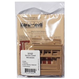 DPM30162 Street Level 20th Century Window Wall (x4)