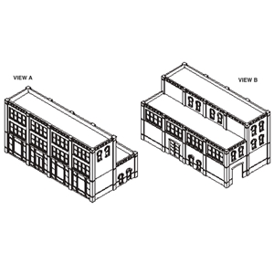 DPM36300 Victorian Style Storefront Building