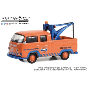 1970 VW Double Cab Pickup with Drop Tow Hook - Gulf Oil