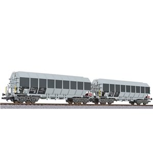 2-unit set special transport wagon type Uacos "ERMEWA" Ep.VI
