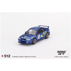 1/64 Subaru Impreza WRC97 1997 Rally Sanremo Winner No.3 (LHD)