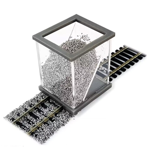 O Scale Ballast Spreader 2-Rail