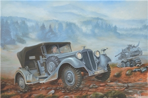German Army Horch V8 Type 830R Command Car
