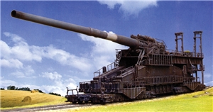 PKSA14401 Dora 80cm WWII German Super Heavy Railway Gun