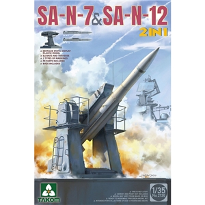 Russian Navy SA-N-7 'Gadfly' & SA-N-12 'Grizzly' SAM 2 in 1