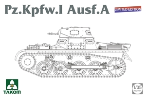 German WWII PzKpfw I Ausf A Limited Edition Light Tank
