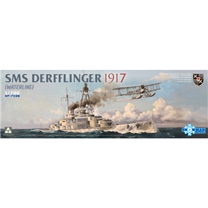 SMS Derfflinger 1917 (waterline) w/ 3D printed FF-33E floatplane