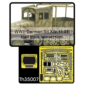 SdKfz 11 3T Half Truck (Late) PE