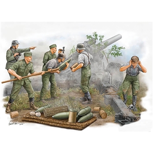 German Field Howitzer Gun Crew (firing)
