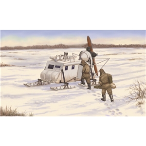 PKTM02337 Aerosan NKL-16 Soviet Armoured Aerosled