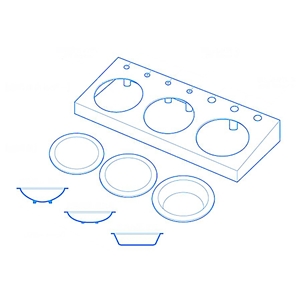Paint Palettewith Holder