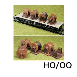 Laser-Cut Cable Drums Kit (4 drums) H0/00