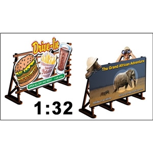 2 X Billboards No: 4 Drive-In + Safari