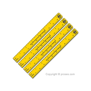 1:87 Scale Conversion Ruler (Imperial) H0