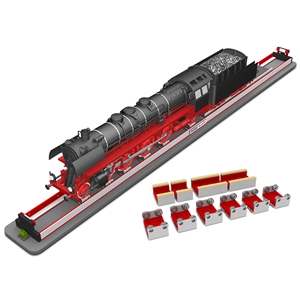 Rolling Road Stand (90cm) w/Wheel Cleaners O Scale