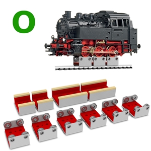 6 X Rollers & Drive Wheel Cleaners O Scale/16mm