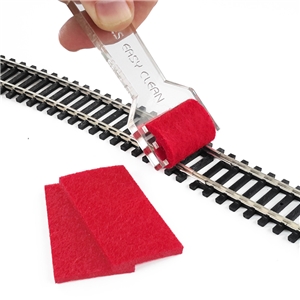 Track Cleaner for Z, N, H0, 00 Tracks