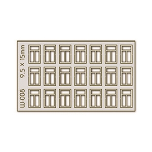 21 pcs 9.5X15mm 3 Pane Windows H0/00