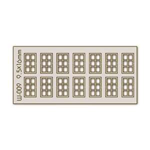 14 pcs 9.5X16mm 6 Pane Windows H0/00