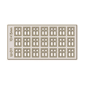 21 X10X13mm 4 Pane Windows H0/00