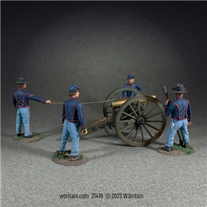 "Ready to Fire"! Union M1841 12 Pound Howitzer