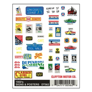 1950's Signs & Posters