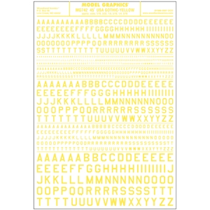 45° USA Gothic Yellow
