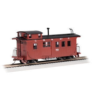 Wood Side-Door Caboose - Bellevue & Cascade #55 (Milwaukee Road)